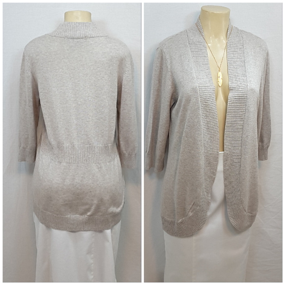 89th & MADISON, Open Flyaway Cardigan, size XL X L - Picture 3 of 8
